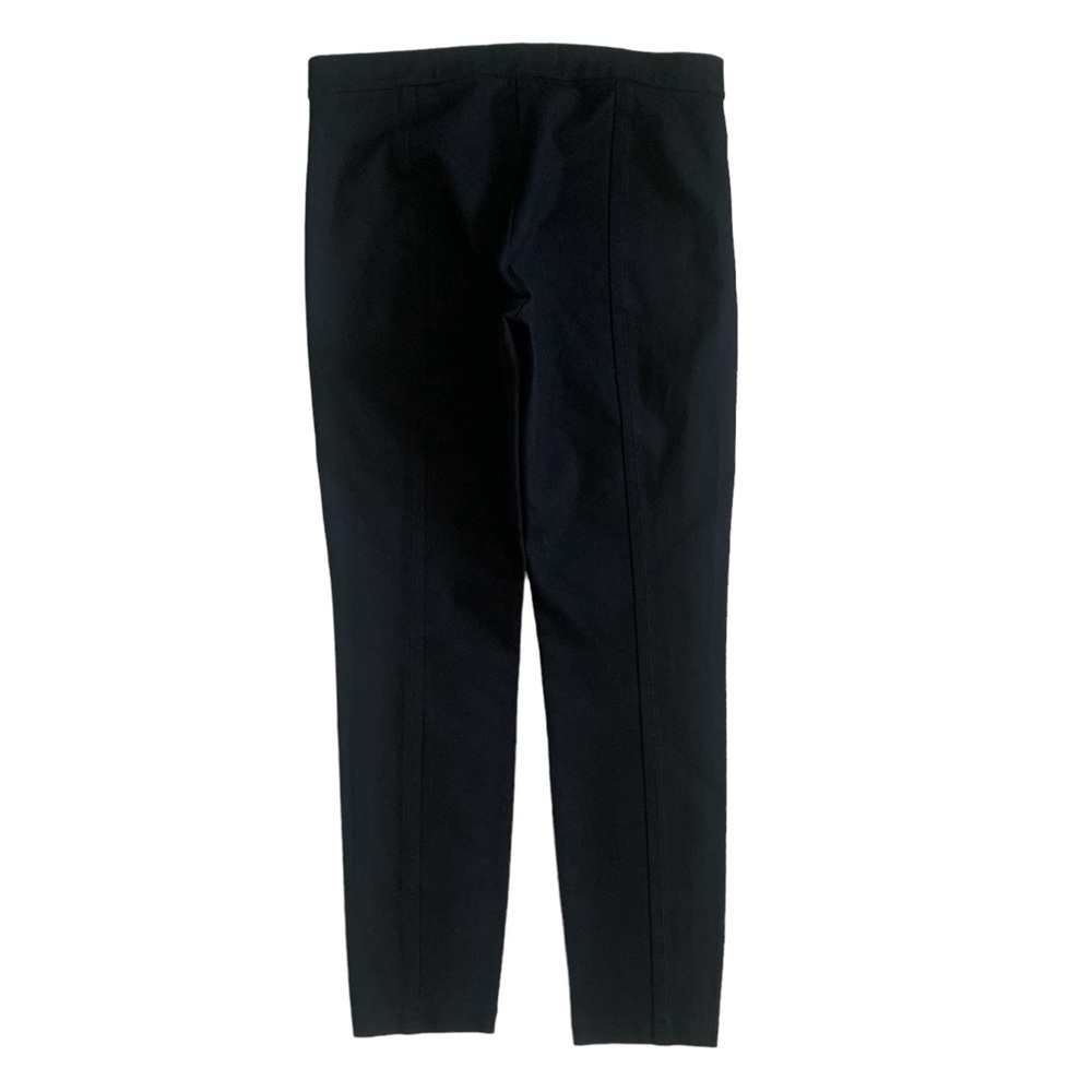 J. Crew Pixie Ponte Snap Front Pant, Black Size 12R Style E1153 - Picture 3 of 7